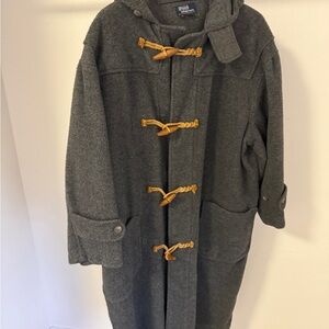 Polo by Ralph Lauren Gray Trench Coat with Accents